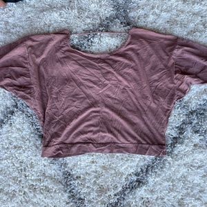 Long sleeve mauve shirt